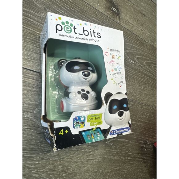 Clementoni Pet Bits Interactive Coding Robot STEM For Kids 4+ Panda Bear Bit - Picture 6 of 7